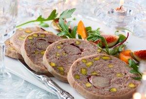 duck and pistachio terrine